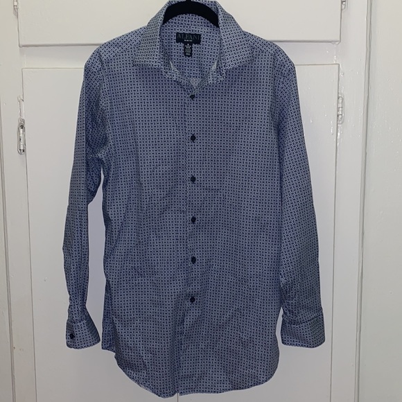 Alfani Other - Alfani shirt slim fit sz M 15-15 1/2 32-33 blue